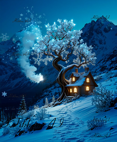 Immagine arte digitale - , inverno