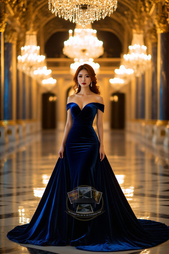 Abito donna sexy - blu, notte