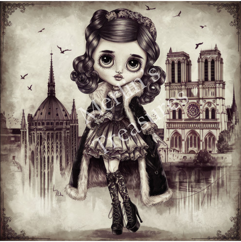 Bambola ragazza parigi - ragazza,