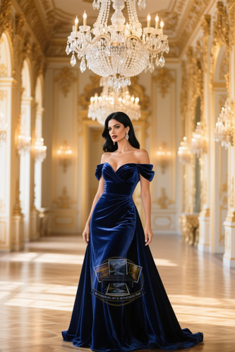Abito donna sexy - blu, notte