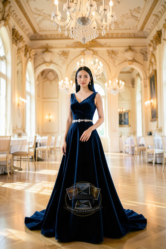 Sexy woman midnight blue - woman,