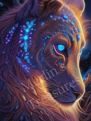 Splendido leone etereo - leone,