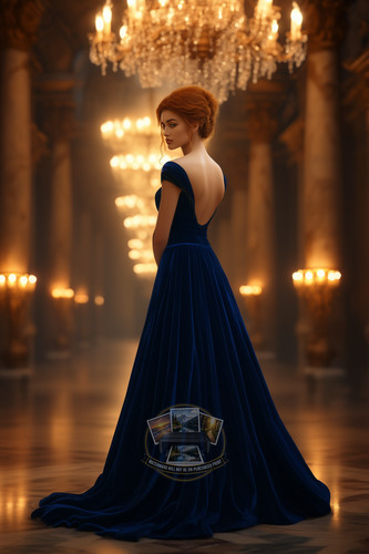 Bellissima donna abito velluto