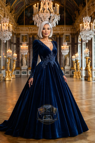 Beautiful woman midnight blue - beautiful,